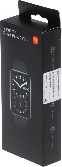 Смарт-браслет Xiaomi Smart Band 7 Pro M2141B1, 1.64", черный/ черный [bhr5970gl]