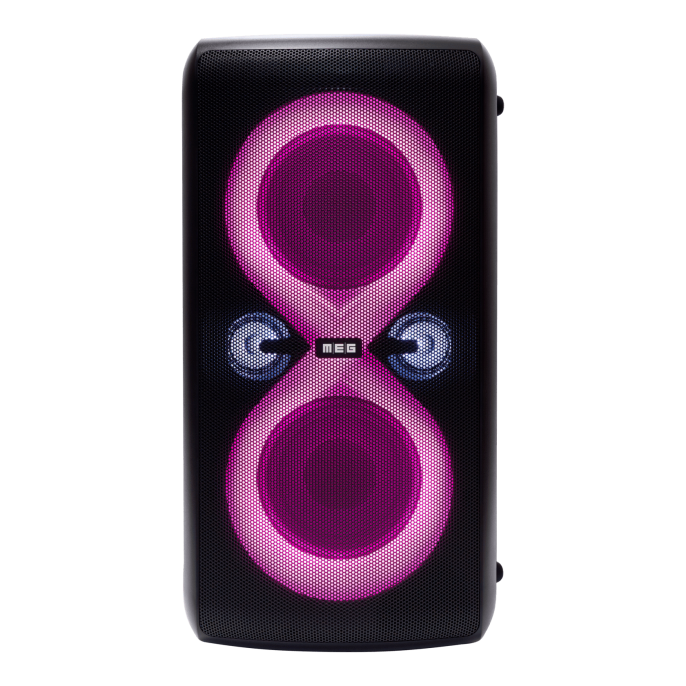 Портативная колонка MEG SPA130BL, 130Вт, Bluetooth 5.3, время работы до 12ч, черная