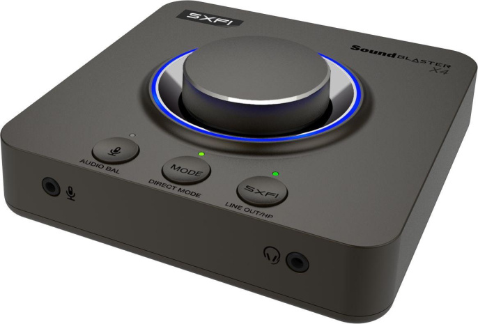 Звуковая карта Creative USB Sound Blaster X4 Super X-Fi Ultra DSP 7.1 Ret