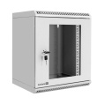 Шкаф телекоммуникационный 10" настенный 9U ExeGate EC-WM-9U.280.G.GREY (10”, 9U, 350x280x420mm (ШхГхВ), передняя дверь закаленное стекло, пыле- и влагозащита IP23, светло-серый RAL 7035) EX298625RUS
