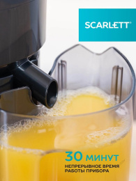 Соковыжималка Scarlett SC-JE50P02, центробежная, черный