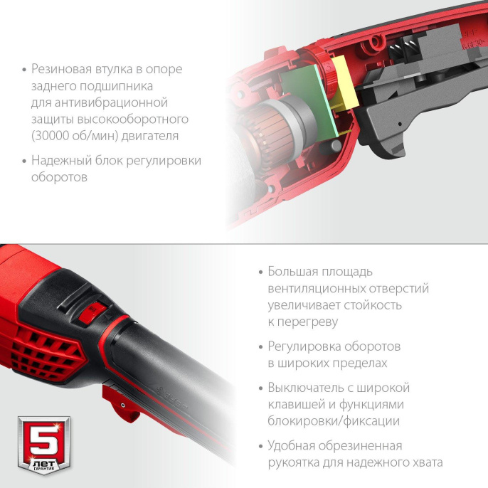 Угловая шлифмашина Зубр УШМ-125-1205 Э