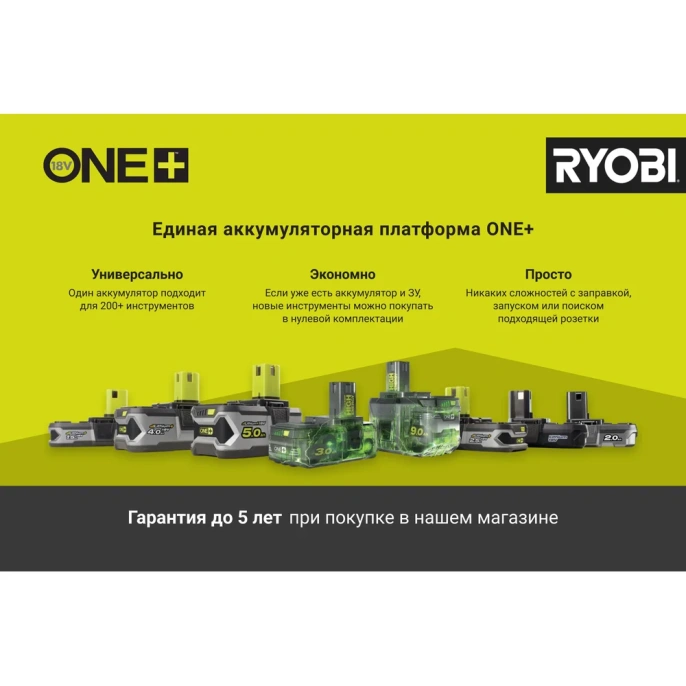 Аккумуляторный триммер Ryobi ONE+ OLT1832 5133002813