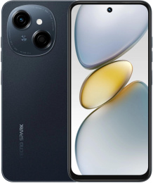 TECNO KL4 SPARK GO 1 64+4 Startrail Black, 6.56", 20:9, 1612 x 720 пикселей, 1.6GHz, 8 Core, 4GB RAM, 64GB, up to 1TB flash, 13Mpix+AI/8Mpix, 2 Sim, 4G, BT v5.0, WiFi 802.11 b/g/n, GPS/AGPS, GLONASS,NFC, Type-C, 4900mAh, Android T-GO, 183g, 163,69 ммx75,6