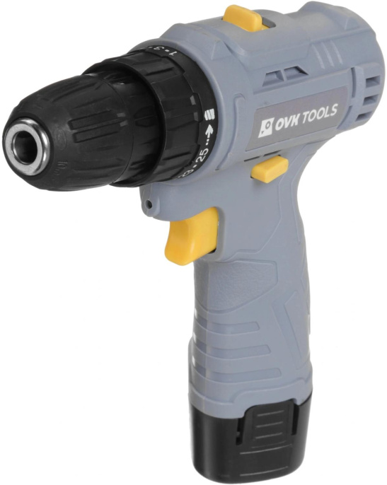 Дрель-шуруповерт Ovk Tools OTCS1AA-12V-1.3A аккум. патрон:быстрозажимной