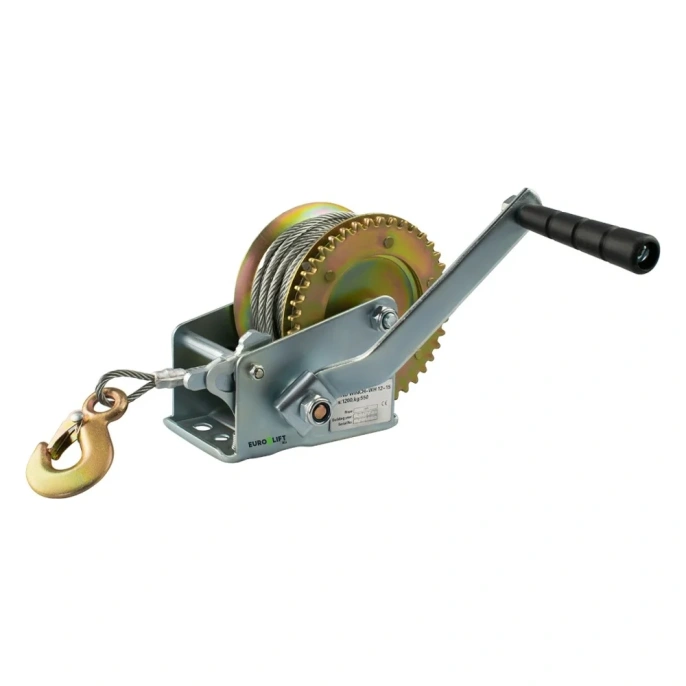 Барабанная лебедка г/п 700кг, канат 20м EURO-LIFT WH16-20 0000462