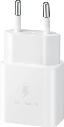 Сетевое зарядное устройство Samsung EP-T1510N,  USB-C, 15Вт, 2A, белый [ep-t1510nwegeu]