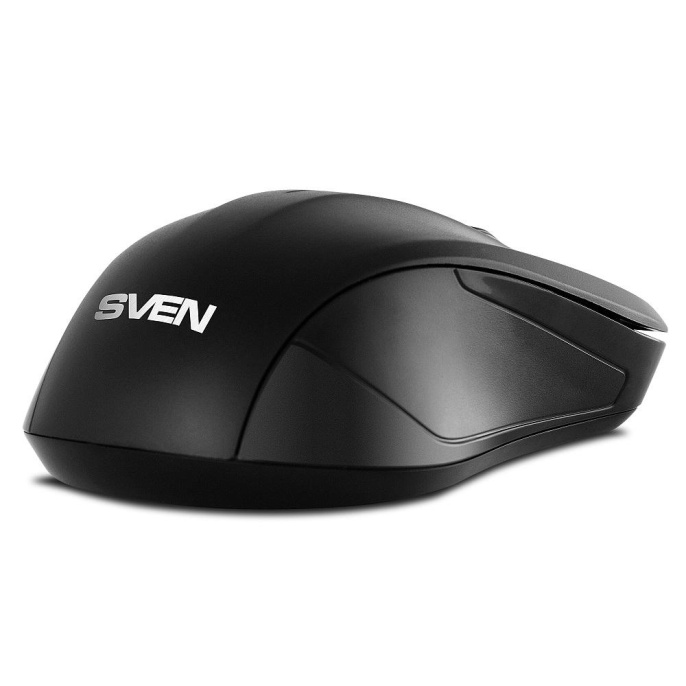 Беспроводная мышь Sven RX-270W чёрная 3+1кл. 800-1600DPI, блист SV-016234