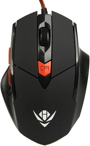 Мышь MOG-11U Nakatomi Gaming mouse - игровая, 6 кнопок ролик прокрутки, USB, черная
