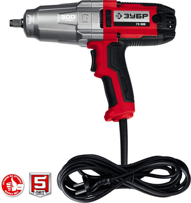 Ударный гайковерт Зубр ГС-300, сетевой