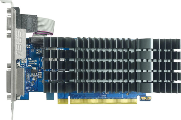 Видеокарта ASUS NVIDIA GeForce GT 710 GT710-SL-2GD5-BRK-EVO 2ГБ GDDR5, Low Profile, Ret