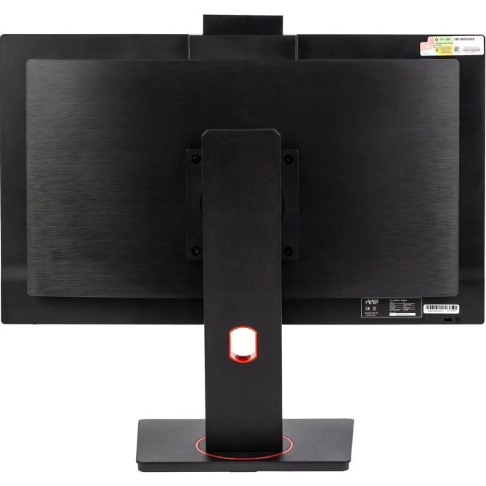Моноблок/ HIPER V6 23.8" 1920x1080 матовый IPS /Intel Core i3 14100 3.5Ghz /8192Mb/256PCISSDGb/noDVD/BT/WiFi/war 1y/6.45kg/черный/Win11Pro + Cam 5.0 SD/Проводные МК/WiFi6