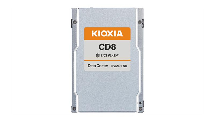SSD накопитель KIOXIA Enterprise SSD 2,5" SFF/U.2 , CD8-V, 6400GB 6.4TB , NVMe 1.4/PCIe 4.0 1x4, R7100/W6000MB/s, IOPS R4K 1150K/380K, MTTF 2,5M, 3DWPD/5Y Mixed Use , 3D-TLC, 15mm