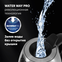 Чайник электрический Polaris PWK 1865CA 1.8л. 2200Вт сталь корпус: нерж.сталь 025429