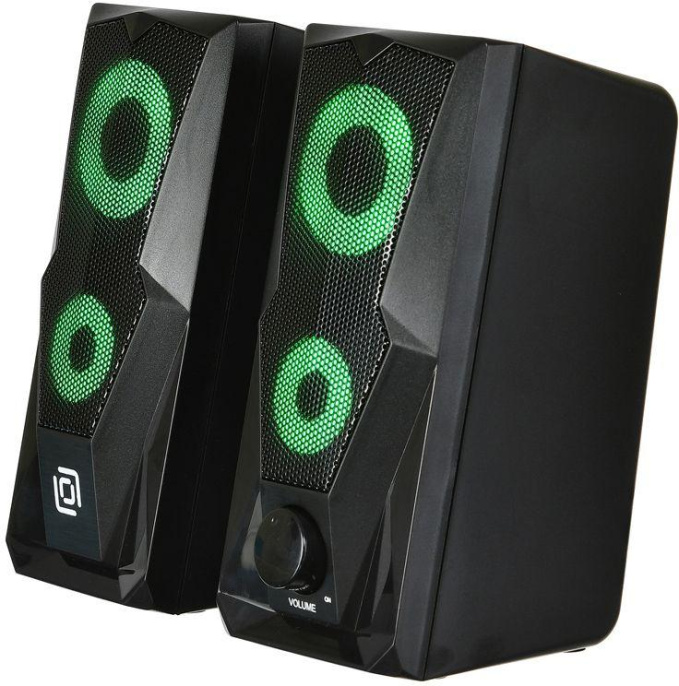 Колонки Oklick OK-127, 2.0, черный [1101174]