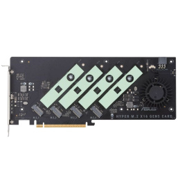 Плата расширения ASUS HYPER M.2 X16 GEN5 CARD /PCIE 5.0 M.2 X16, ADD ON CARD 90MC0CY0-M0EAY0