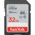 Флеш карта SD 32GB SanDisk SDHC Class 10 UHS-I Ultra 120MB/s SDSDUN4-032G-GN6IN