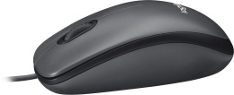 Мышь проводная Logitech M90, оптическая, USB, 1000dpi, черный [910-001795]