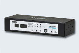 Устройство ATEN EC1000-AX-G удаленного мониторинга нагрузки и параметров среды в серверной стойке, 32A, 4 порта Energy Sensor + 4 порта для подключения датчиков, доступ по IP, для устройств PE1216G-AX-G/PE1324G-AX
