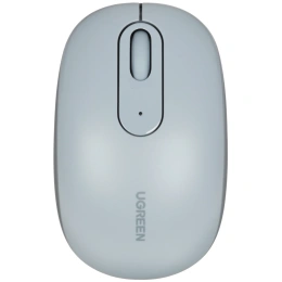 Мышь UGREEN MU105-90671, 800/1200/1600/2400 DPI,функция бесшумного режима, Режим: беспроводной -2,4 ГГц, рабочее расстояние: 10 м, рабочее напряжение: 1,5 В, рабочий ток: 10 мА, щелочная батарея AA (входит в комплект), совместимые системы: Windows 7/8.1/1