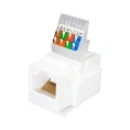 Модуль Keystone SUPRLAN Jack 8P8C /RJ-45/, UTP, Cat.5e. заделка без инструмента, белый 10-0312