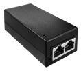 PoE-инжектор Gigabit Ethernet/ PoE-инжектор Gigabit Ethernet на 1 порт. Совместим с оборудованием PoE IEEE 802.3af. без автоматического определения PoE Мощность PoE на порт - до 15.4W. Напряжение PoE - 50V конт. 1,2 + ; 3,6 - . Порты: вх. - 1 x RJ45 1 (NS
