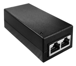 PoE-инжектор Gigabit Ethernet/ PoE-инжектор Gigabit Ethernet на 1 порт. Совместим с оборудованием PoE IEEE 802.3af. без автоматического определения PoE Мощность PoE на порт - до 15.4W. Напряжение PoE - 50V конт. 1,2 + ; 3,6 - . Порты: вх. - 1 x RJ45 1 (NS