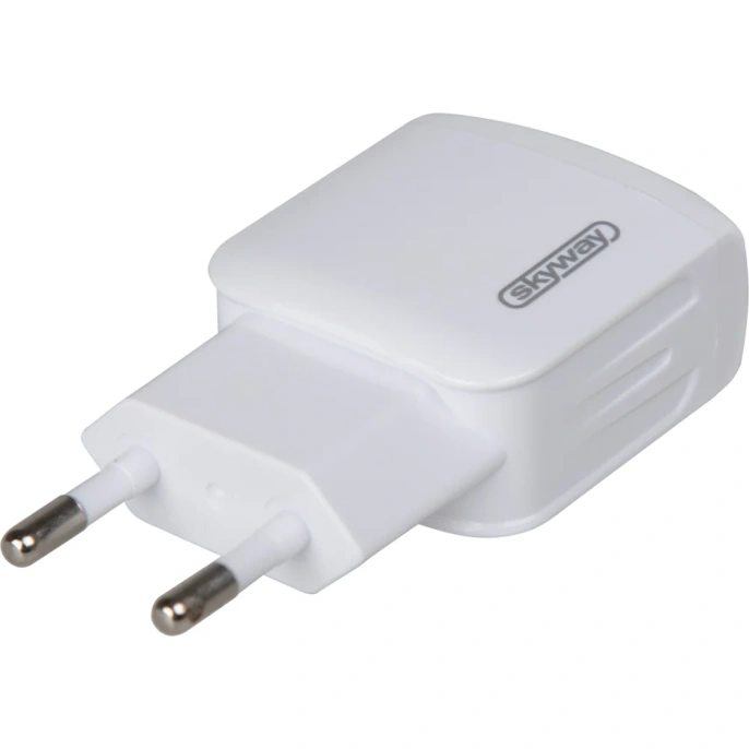 Сетевое зарядное устройство SKYWAY 220v 12w usb (2.4a) белый S04602006