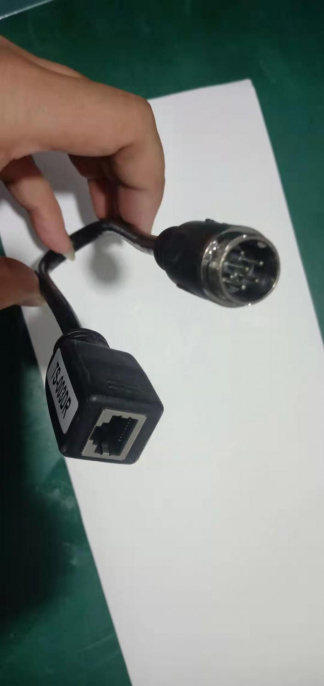 Кабель переходник 6-pin папа на сетевое подключение мама , 0.2 м/ 6-Pin Aviation Cable 2M Male and Network Port Femal Extension Cable (TS-003DR)