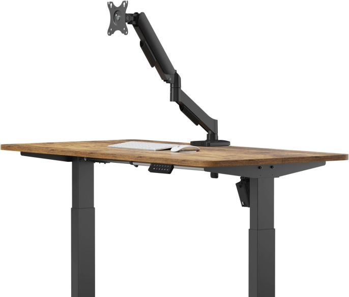 Кронштейн для мониторов Cactus CS-VM-MG-80-BK черный/белый 17"-32" макс.9кг настольный поворот и наклон