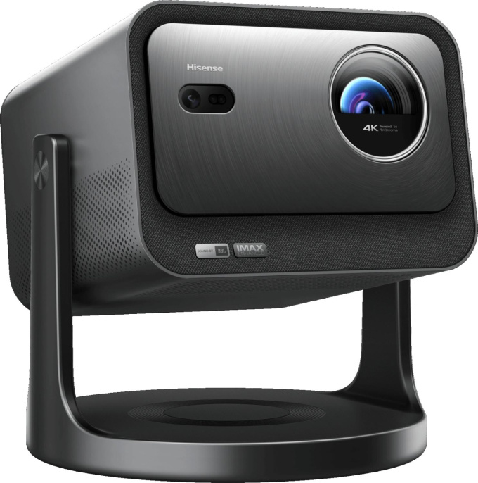 Проектор Hisense/ 65~300", Projector Triple-Chroma, 4K UHD, 25 000ч, 2500Лм, 4K@60Hz, 2K@240Hz, 2K@120Hz, VIDAA U9, 2х10Вт, Voice assistant, Bluetooth, WiFi, AirPlay 2, 2HDMI, 2USB, серебристый (C3)