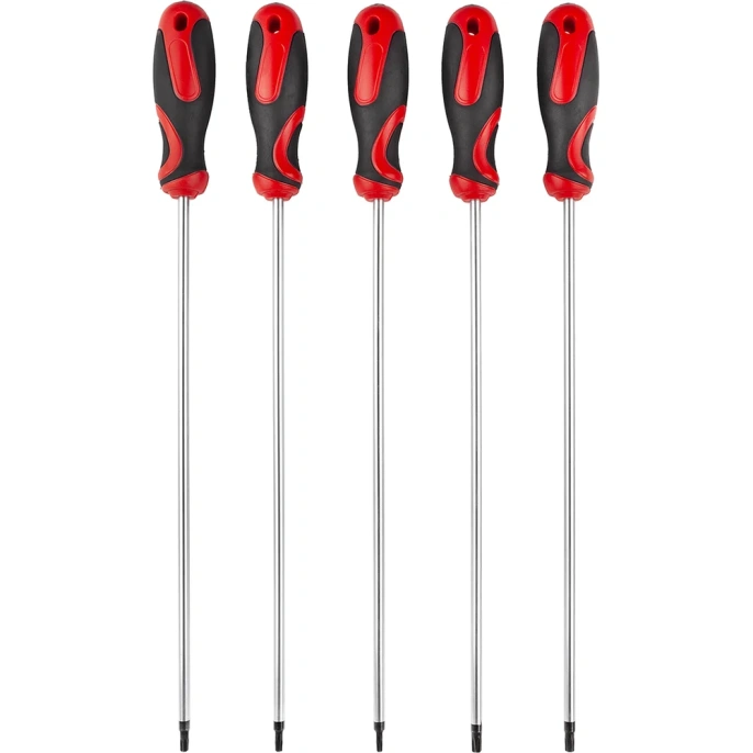 Набор отверток экстрадлинных AV Steel TORX TH15-TH30, 300 мм, 5 предметов AV-921085