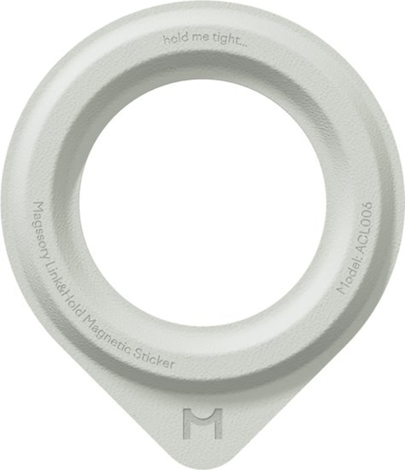 Держатель для смартфона Magssory Link&Hold ACL006 Light Gray ACL006lg магнитный, совместимый с Mag Safe, с металлическим кольцом в комплекте