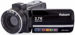 Видеокамера Rekam DVC-560, черный, Flash