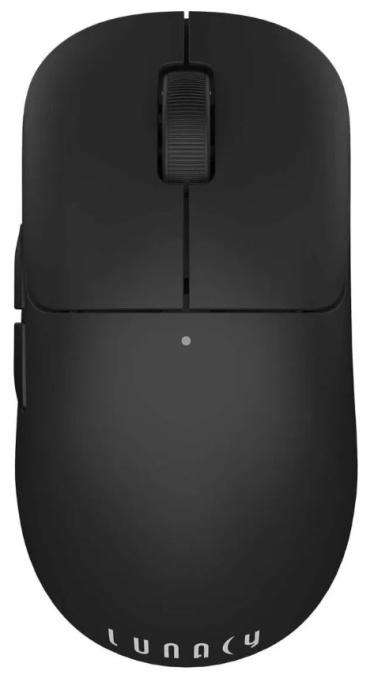 Мышь Lunacy One Черный LMOB подключение: 2.4 GHz/Bluetooth, скорость: 650 IPS, 300 мАч, работа 40ч при 1000 Гц и 100ч при 125Гц, Hot-Swap