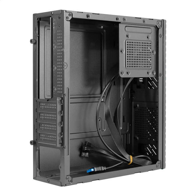 Корпус Desktop ExeGate MI-302U mATX/mini-ITX, без БП, 1*USB+1*USB3.0, HD аудио, черный EX298790RUS