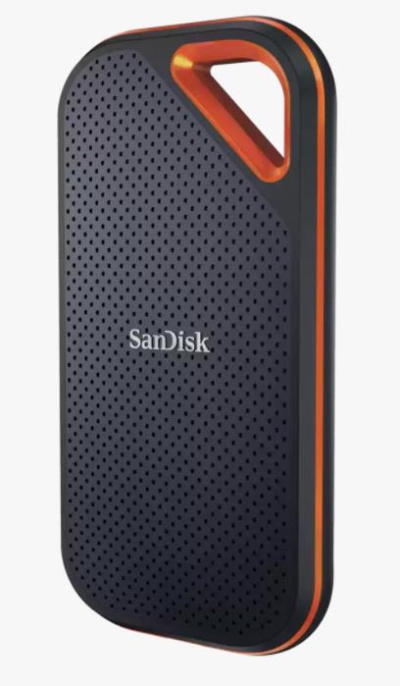 Твердотельный накопитель SSD SanDisk Extreme PRO 1TB Portable SSD - Read/Write Speeds up to 2000MB/s, USB 3.2 Gen 2x2, Forged Aluminum Enclosure, 2-meter drop protection and IP55 resistance SDSSDE81-1T00-G25