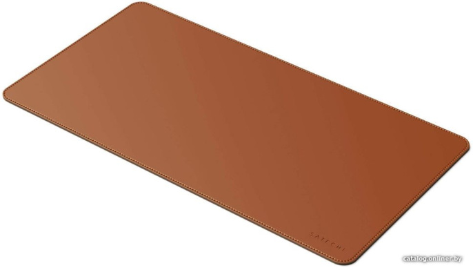 Коврик Satechi Eco Leather Deskmate для компьютерной мыши. Материал эко-кожа искусственная кожа. Размер 58,5 x 31 см. Цвет коричневый. (ST-LDMN)