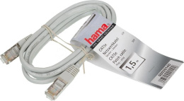 Патч-корд Hama H-20140 STP cat.5E 1.5м серый RJ-45 m -RJ-45 m 00020140