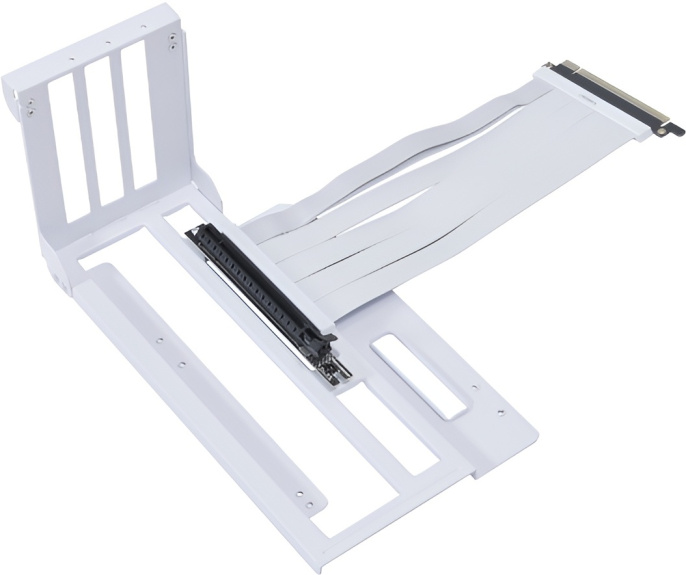 Набор креплений для вертикальной установки VGA Lian Li Vertical GPU Kit для A3 m-ATX White (G89.A3-1W.00) (скорость насоса: 3800 об/мин, размер: 132.6x255.1x 124.4мм, материал: сталь, кабель PCI-E RISER Gen 4.0, длина кабеля: 200 мм, интерфейс: PCI-E X 16
