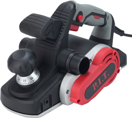 Электрорубанок P.I.T. PEP110-C 1500Вт, 15000 об/мин, 2 ножа 110 мм, 0-3.5 мм, четв. 15 мм, 3 фаски