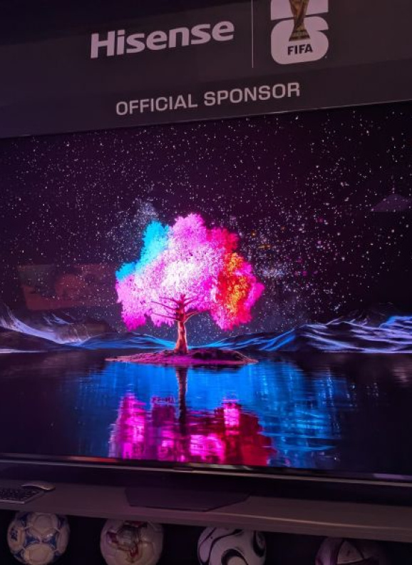 Hisense показала 165-герцевые телевизоры MiniLED с поддержкой Dolby Atmos