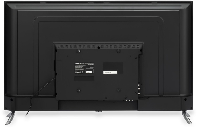 43" Телевизор StarWind SW-LED43UG400 4K Ultra HD, СМАРТ ТВ, YaOS, стальной