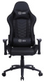Кресло игровое Cactus CS-CHR-0099BL с RGB подсветкой, экокожа, до 120кг, регулируемые 2D подлокотники,  черный