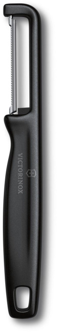 Овощечистка Victorinox Iotaс лезвием двухсторон. черный упак.:европодвес (6.0943.3)