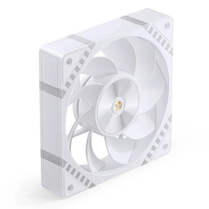 Кулер для корпуса Case Cooler JONSBO HF2-120WR Reverse 120x120x25mm, 4-pin PWM, ARGB, 63.3CFM, 29.5dBA, 2200RPM, White
