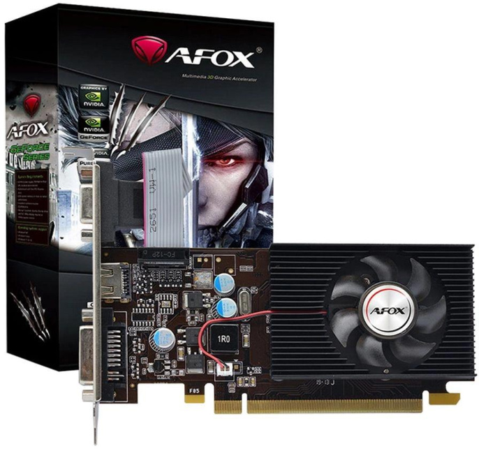 Видеокарта AFOX NVIDIA G210 AF210-512D3L3-V2 512МБ DDR3, Low Profile, Ret