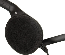 Наушники с микрофоном Sennheiser PC 7 черный 2м накладные USB оголовье 504196