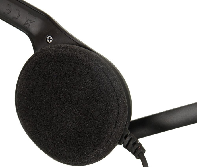 Наушники с микрофоном Sennheiser PC 7 черный 2м накладные USB оголовье 504196