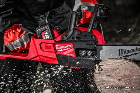 Цепная пила Milwaukee M18 FCHSC-0 FUEL (4933471441) (аккумуляторная, 18 В, бесщеточный двигатель, длина шины: 30 см, скорость цепи: 12.4 м/с, шаг цепи: 3/8")
